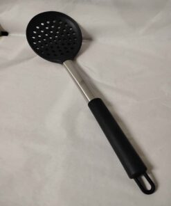 Silicone draining spoon