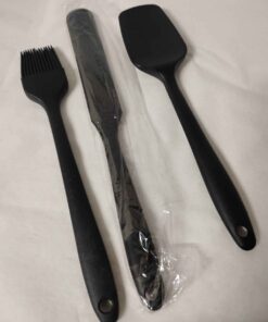 Silicone regular and mini spatula basting brush and