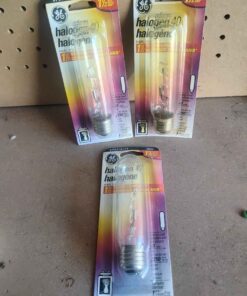 Qty 3 tube style light bulb...general electric