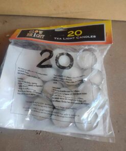 Tea lights open package