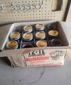 Box of 12 mason jars