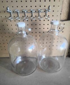 2 clear 1 gallon jugs
