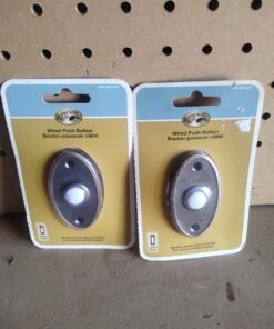 Qty 2 bronze chime buttons