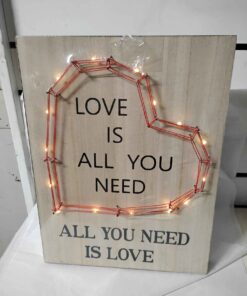 Love is all you need lighted display