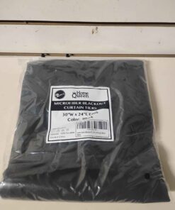 30x 24 black black out curtain tiers