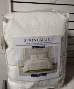 Springmaid 3 piece luxury jacquard comforter set double/ Queen