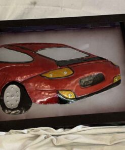 Metal Art with Metal Frame Really Cool Piece!
