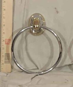 NEW 3 Towel Rings Gold & Silver Tone Approx. $20 each