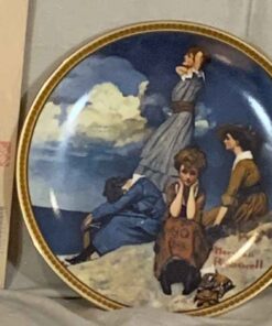 “Waiting On The Shore” by Norman Rockwell - Limited Edition Plate
