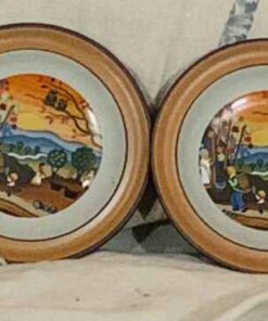 Four Schramberg Hanging Plates