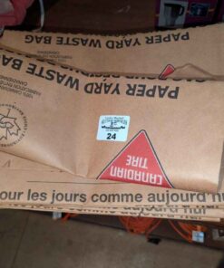 Cdn tire Yard Waste paper bags