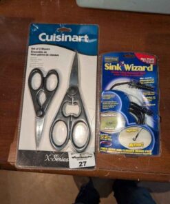 Cuisinart scissors and drain tool