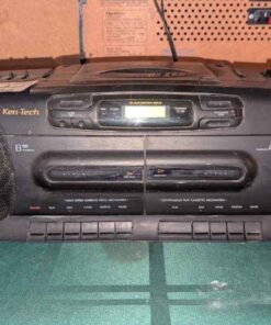 Ken Tech Portable AM/FM/ CD/ cassette player