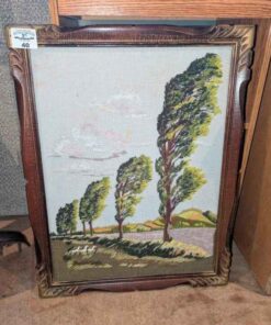 Framed Embroidered artwork