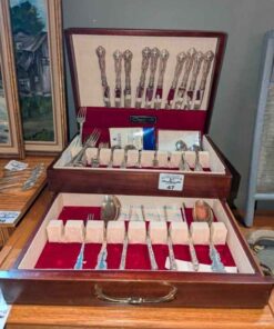 Birks Sterling flatware and case