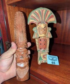 Tiki & Aztec Totem pole Figures