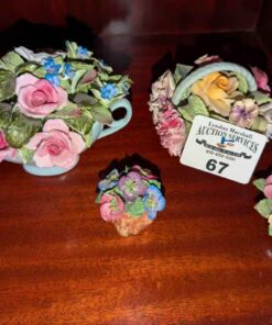 Adderley & Assorted Porcelain Flowers
