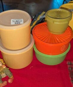 Vintage Tupperware storage containers
