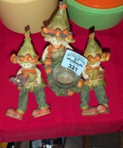 Fall shelf sitters and tea candle holder