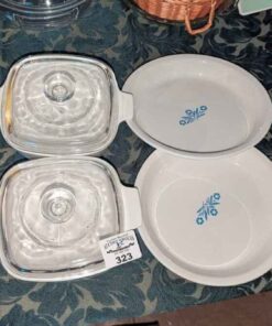 Corning ware pie plates and casserole dishes