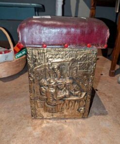 Smarts of Brockville Brass coal box seat