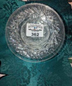 Webb & Corbett Crystal fruit plates
