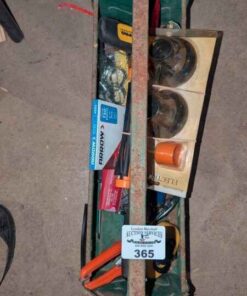 Carpenter tool caddy and contents