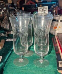 Floral Patterned Glasses