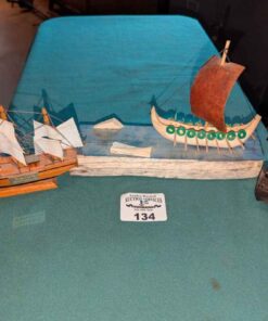 Mixed Media Ship replicas