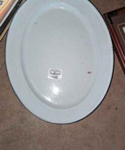 Enamel Turkey platter