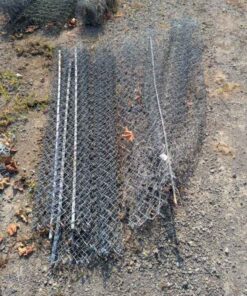 Chain link fencing