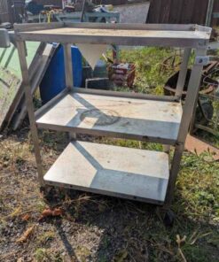 Stainless Steel tiered trolley