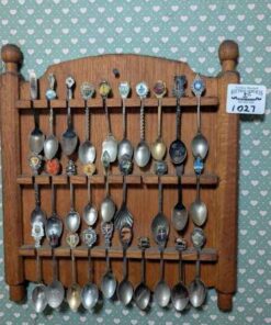 Collector spoons and wall display
