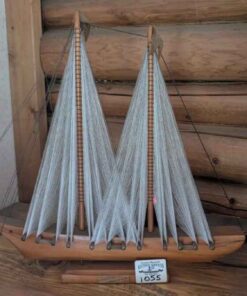 Wood and String art Tall ship model