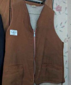 lined Vest Size Tall Med