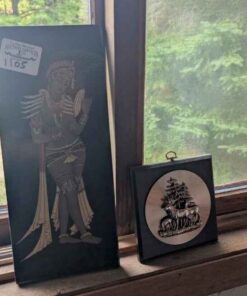 Egyptian and 3D Deer plaques