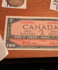 1954 $2 Canadian Bank note