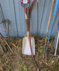 Bow Saw and shovel