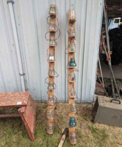 Dominion, Brookfield & Hemming gray insulators