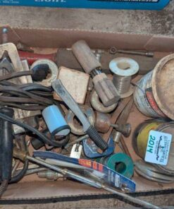Solder iron, paste, solder, etc