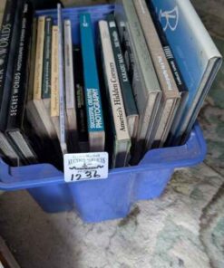 Box lot of assorted book titles