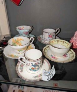 Tea cups and saucers