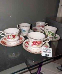 Queen Anne Tea cups and saucers