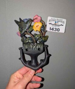 Cast Hummingbird Door Knocker