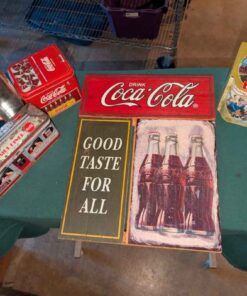 Coca-cola Collectibles; Tins & signs