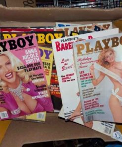 Assorted Playboy magazines