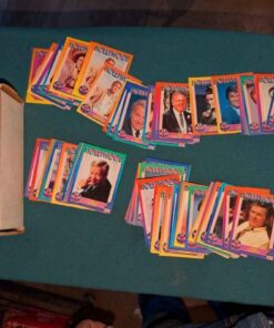 Vintage Hollywood personalities trading cards