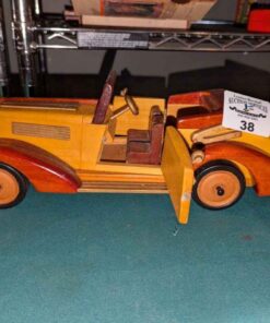 Wooden Vintage car model