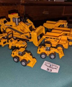 Assortment of Tonka/Cat construction toys