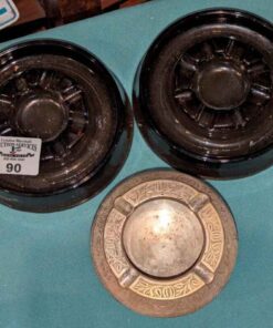 Trio of ash trays